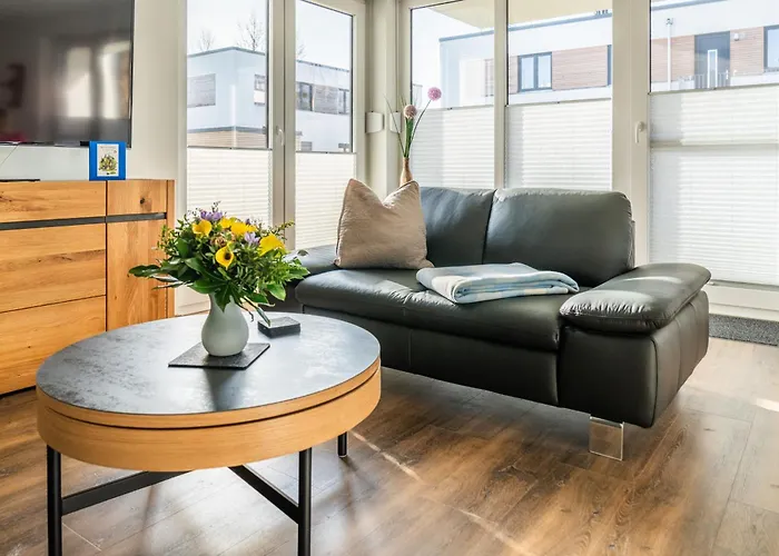 Lägenhet Hangar 19 Superior Mit Terrasse Und Garten H1w2 *